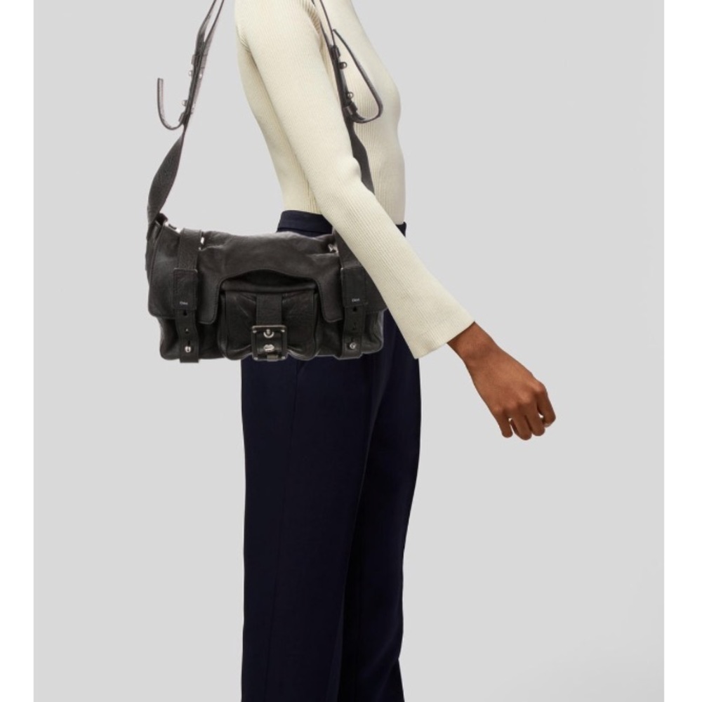 CHLOE Leather Messenger Bag